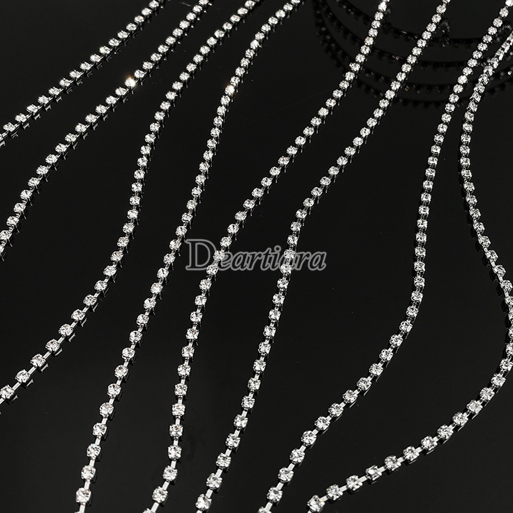 Băng Đô Dây Kim Loại Đính Đá Thời Trang Nữ Tính