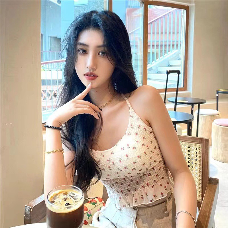 Áo Bra, Áo Croptop Cotton Phối Ren Hoa Quyến Rũ OTIS - T14