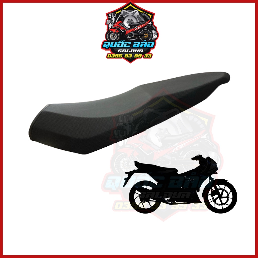 Yên 2 tầng satria raider kèm da thái thêu co giãn 4 chiều nhiều mẫu lựa chọn