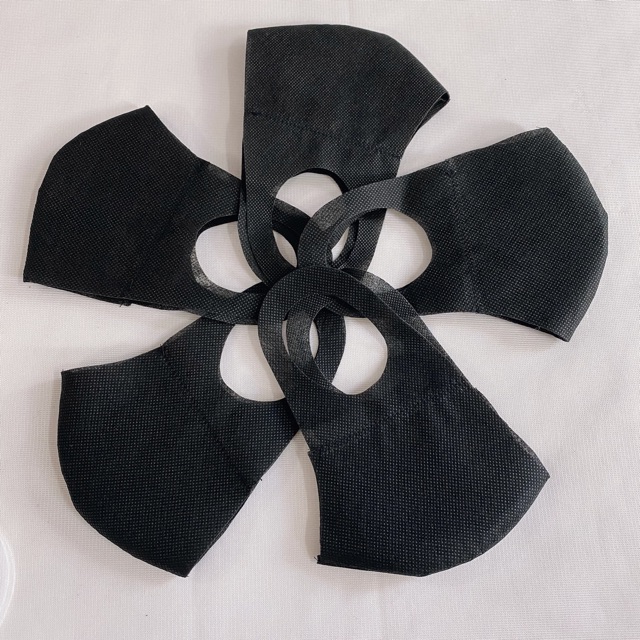 set 5-10 cái khẩu trang vải không dệt 3 lớp lọc khí chống bụi giặc tái sử dụng được nhiều lần | BigBuy360 - bigbuy360.vn