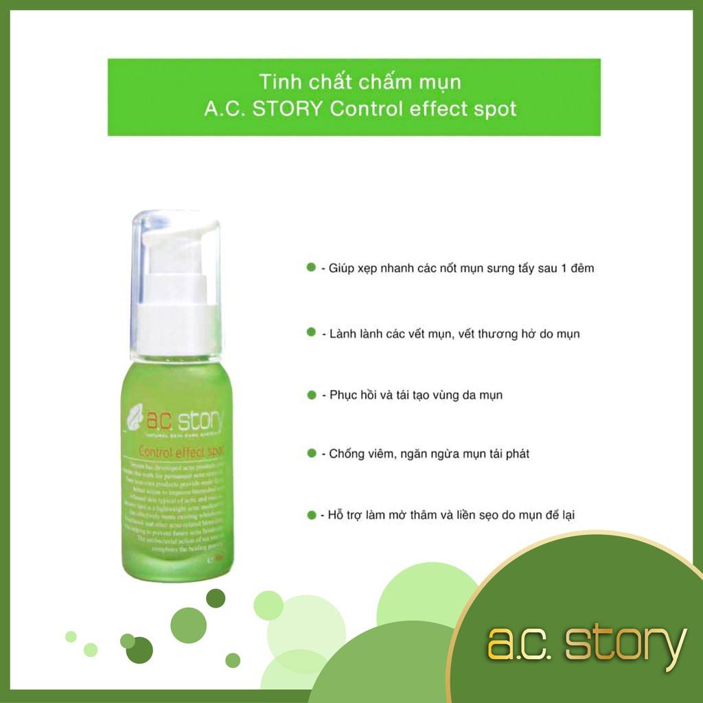 Chấm mụn A.c.story control effect spot dành cho da mụn | BigBuy360 - bigbuy360.vn