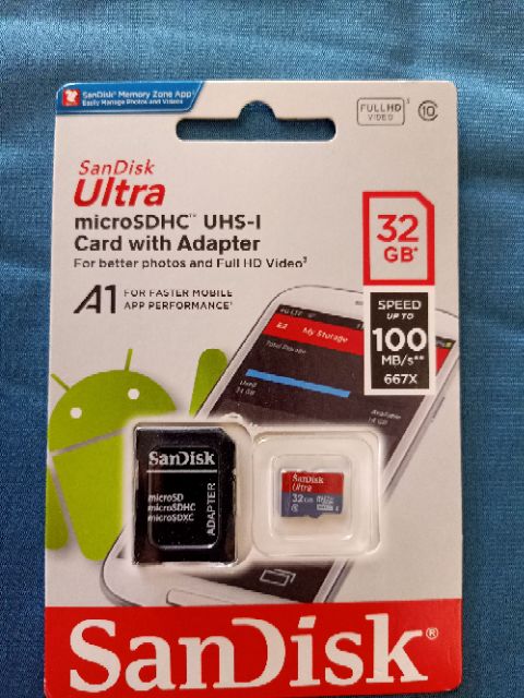 Thẻ nhớ SANDISK hàng chính hãng bảo hành 24 tháng