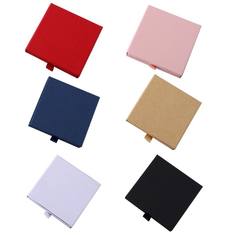 Flgo Hộp Giấy Lập Phương Trưng Bày Trang Sức Vòng Cổ / Bông Tai