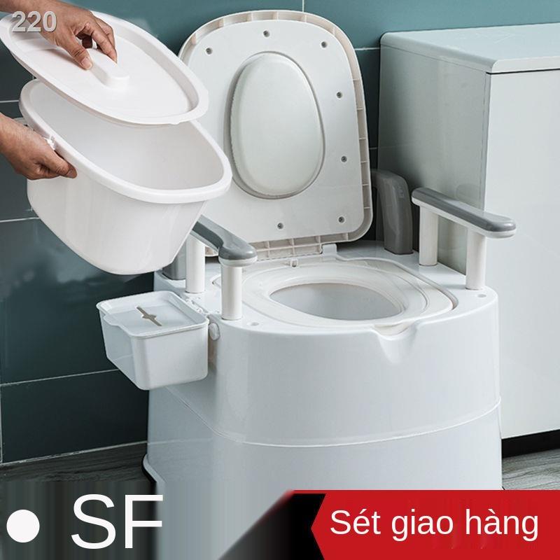 【HOT】Nhà vệ sinh di động cho người già bệ ngồi bà bầu