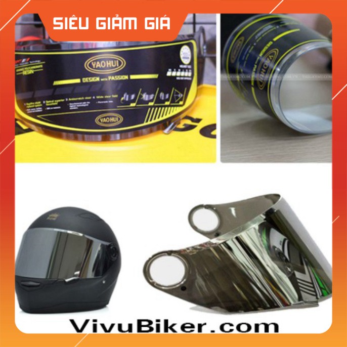 HOT- Kinh trong, kính tráng gương thay thế cho fullface Royal m136, Asia mt136 chính hãng