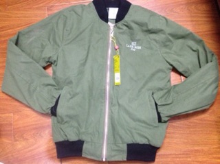 Áo bomber kaki 2 lớp