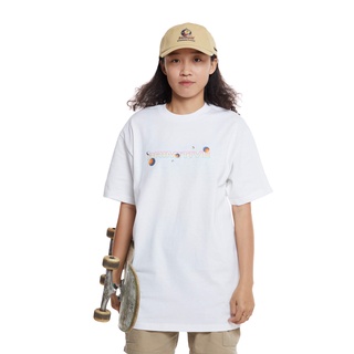 Áo thun mỹ primitive dirty p particles tee white