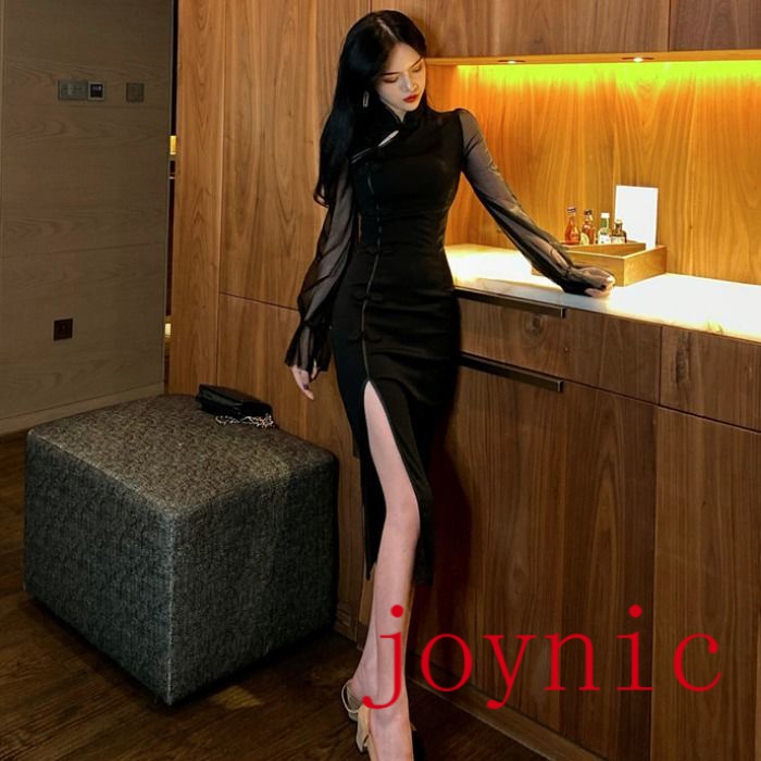 XL Đầm Midi Kiểu Dáng Hàn Quốc Đơn Giản Quyến Rũ Cho Nữ | BigBuy360 - bigbuy360.vn