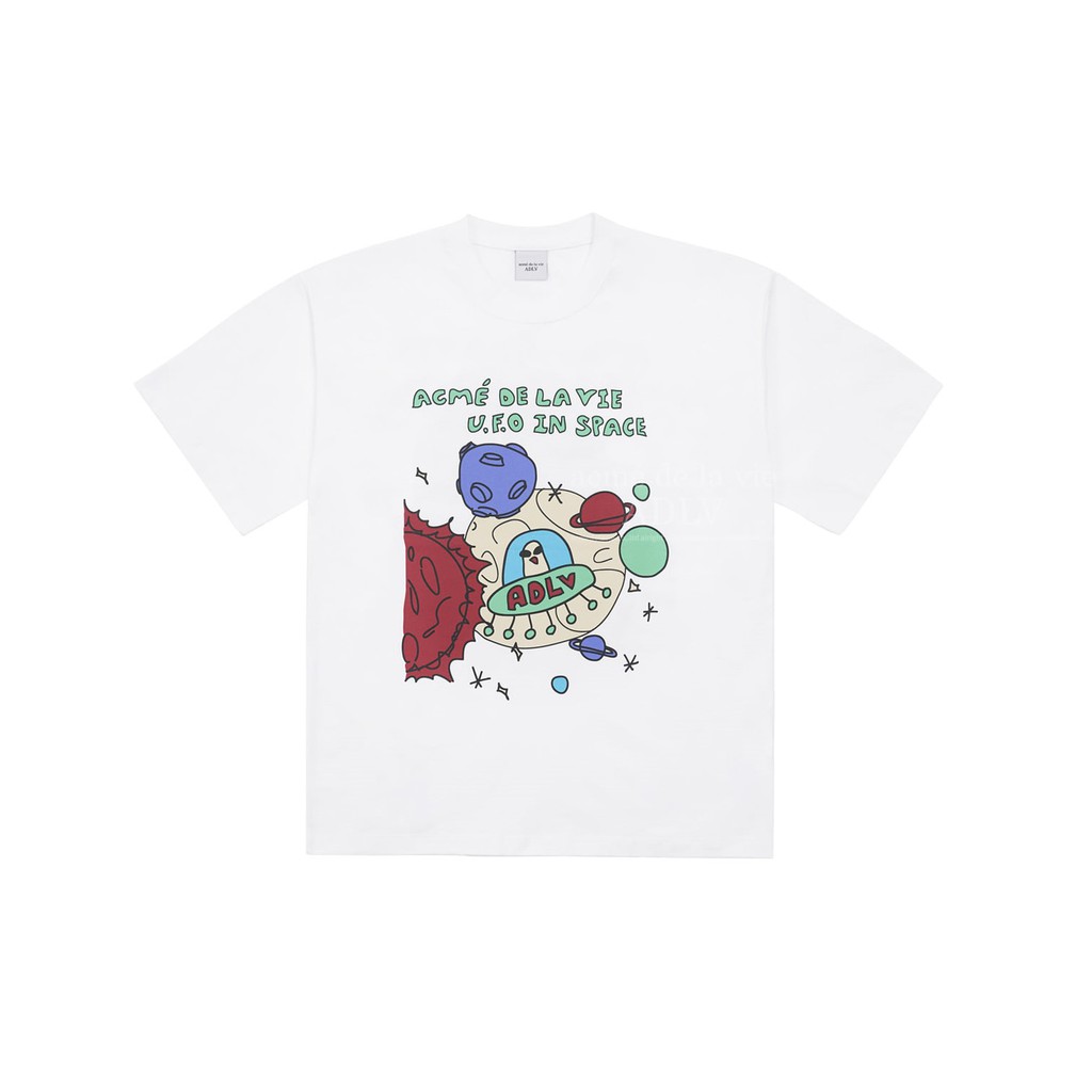 ÁO THUN ADLV GID UFO PRINTING SHORT SLEEVE T-SHIRT - HAI MÀU