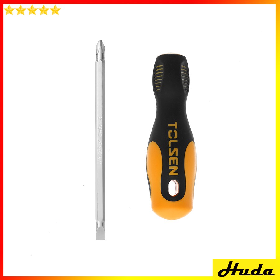 Tua vít dẹp bake Tuốc nơ vít 2 đầu 6.35 x 135mm PH2 SL6 CRV