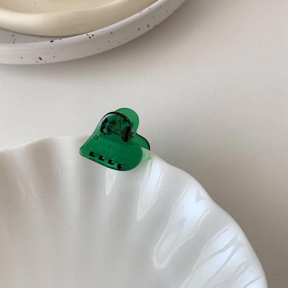 Trâm Cài Tóc Hình Trái Tim Bằng Acrylic Dễ Thương