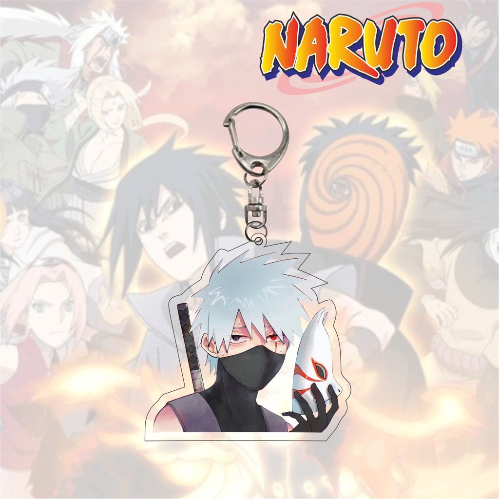 Mới Móc Khóa Họa Tiết Hoạt Hình Naruto Bằng Acrylic Độc Đáo