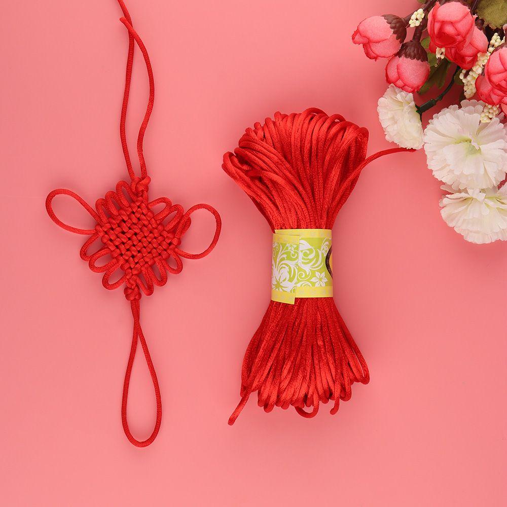 Cuộn Dây Sa Tanh Mềm Mại Dài 2mm 20m Dùng Làm Đồ Trang Sức