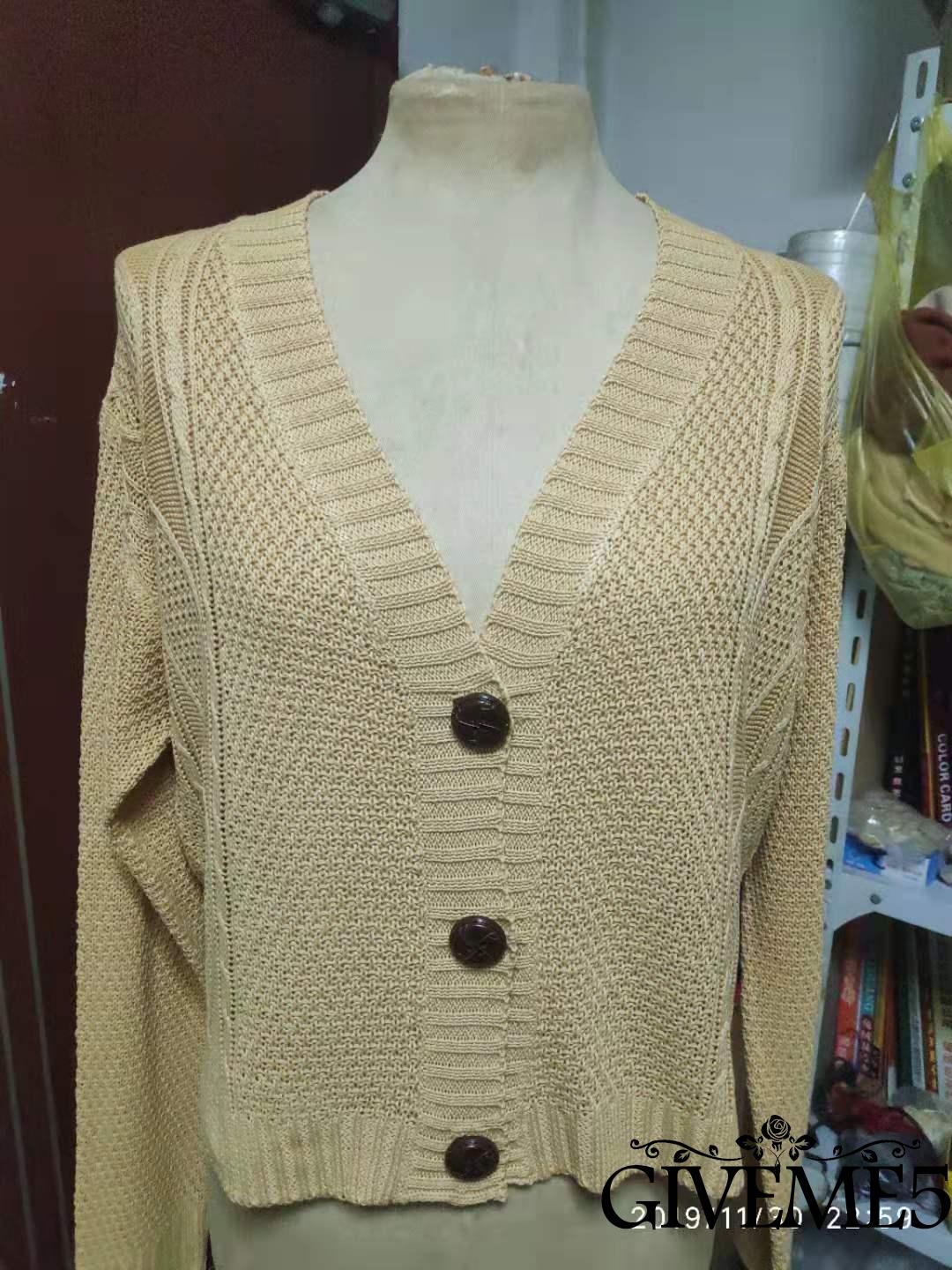 Áo Khoác Cardigan Cổ Tim Dài Tay Thời Trang Thanh Lịch Dành Cho Nữ