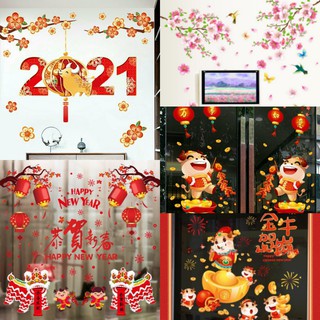 Tổng Hợp Decal Trang Trí Tết 2021 | Decan Năm Tân Sửu [Decan 2 Mặt]