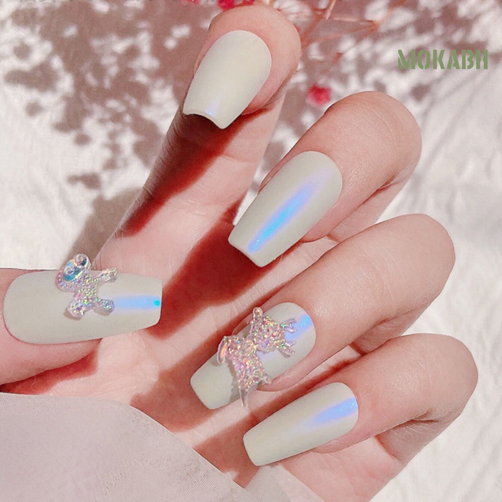 Set 30 Phụ Kiện Đính Trang Trí Móng Tay Nghệ Thuật Hình Động Vật Xinh Xắn