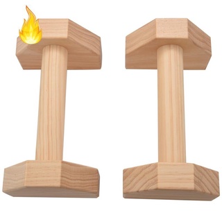 1 Cặp Thanh Gỗ Tập Thể Dục Đứng