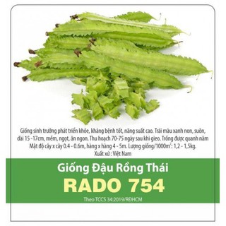 Hạt Giống đậu rồng thái 754