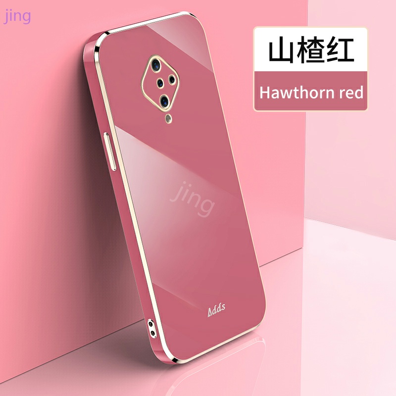 Ốp lưng Vivo Y21 Y20 Y11 Y33S V20 V21 Y50 Y30 Y91C U10 Y12A Y12S S1 Pro V11 V11i Y15 Y17 Y12 case Vỏ điện thoại mạ điện sang trọng thời trang chất lượng cao
