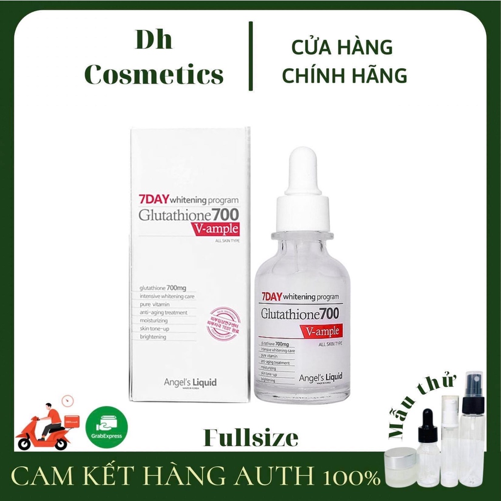 Serum Dưỡng Trắng Se Khít Lỗ Chân Lông Angel's Liquid 7Day Whitening Ampoule 30ml