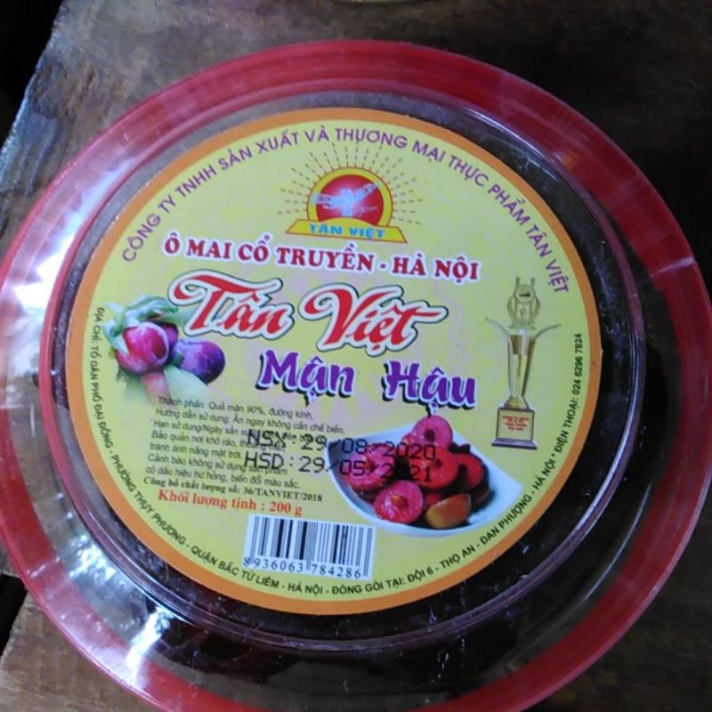 Ô mai Tân Việt các vị. 150g - 180g