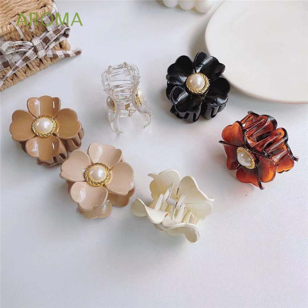 Kẹp Tóc Hình Hoa Đính Ngọc Trai Giả Thời Trang Cho Nữ