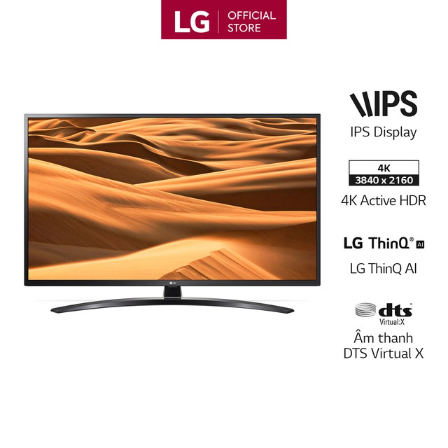 Smart Tivi LG 43 Inch UHD 4K 43UM7400PTA Model 2019 - Có Magic Remote