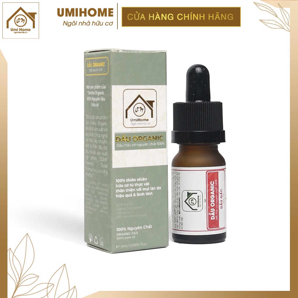 Dầu Gấc giảm nám tàn nhang, dưỡng da mắt nguyên chất UMIHA hữu cơ | Gac Fruit Oil 100% Organic 30ml