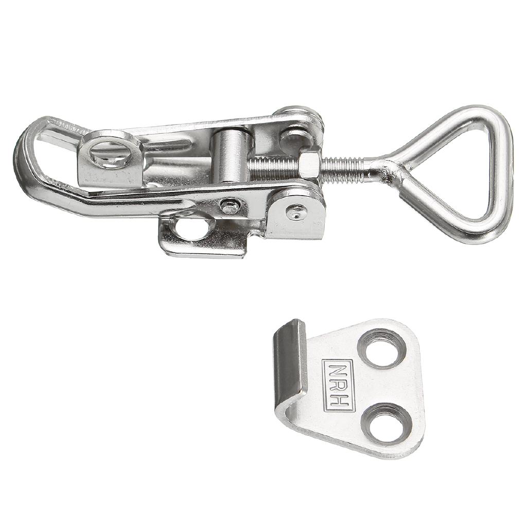 Hot！Adjustable SUS 304 Steel Toolbox Lock Toggle Latch Lockable Over Centre Fastener