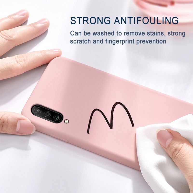 Ốp điện thoại silicon màu trơn cho Samsung Galaxy A70