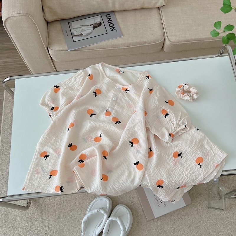 ĐỔ NGỦ ULZZANG KÈM CHUN BUỘC (ảnh thật)