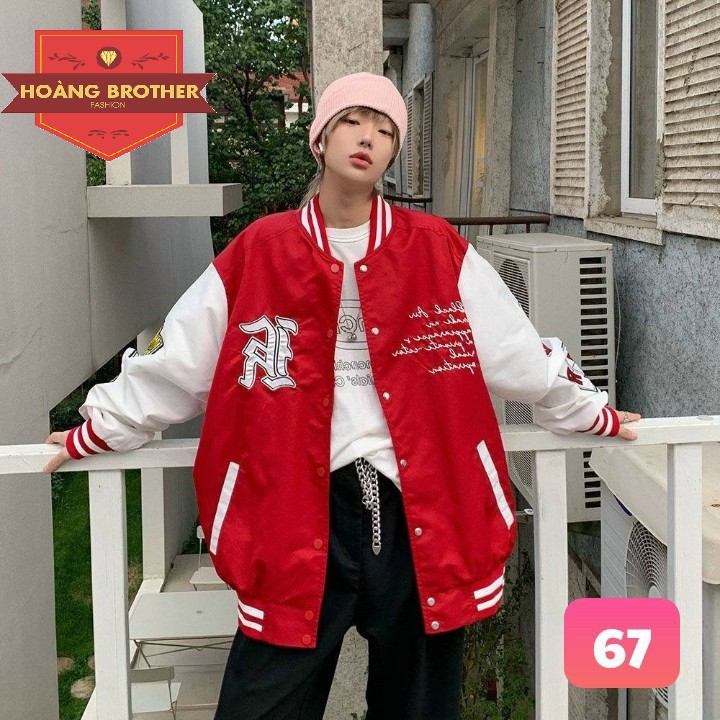 ÁO KHOÁC DÙ NAM NỮ HỌA TIẾT ĐẸP PHONG CÁCH MÀU ĐỎ NỔI BẬT HOANG BROTHER FASHION KD_M6