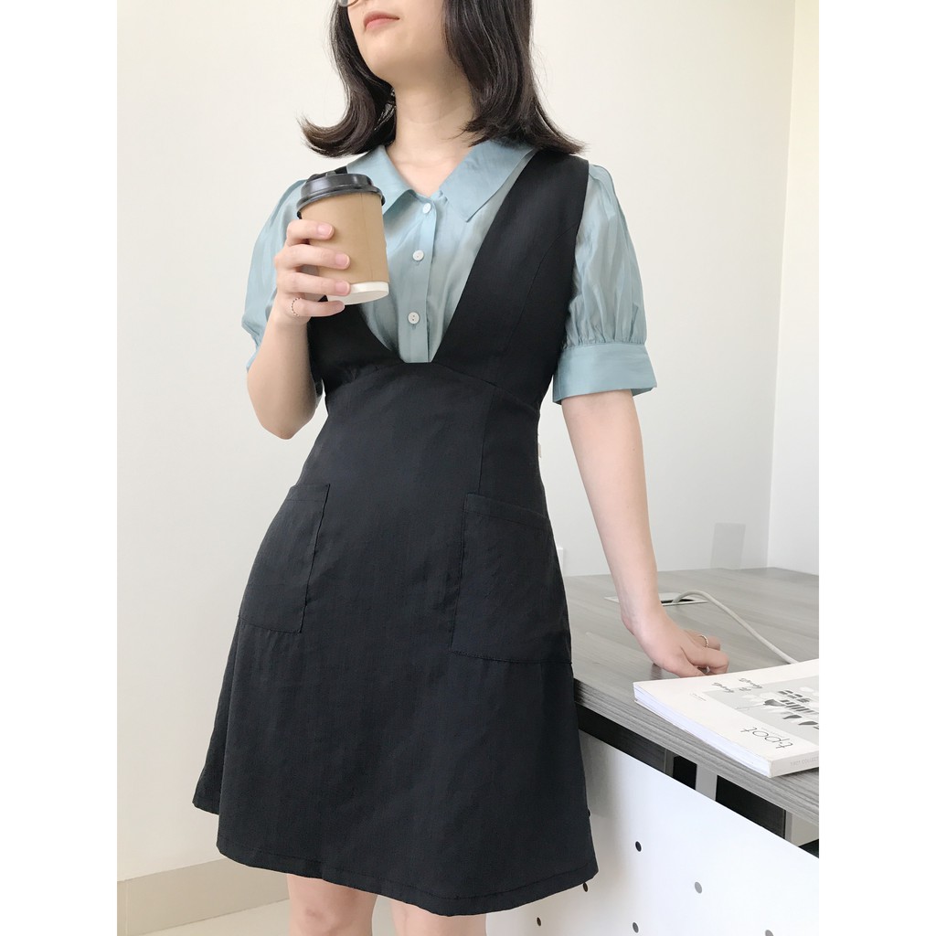 [MÉO SHOP] Váy yếm dáng ngắn Hara