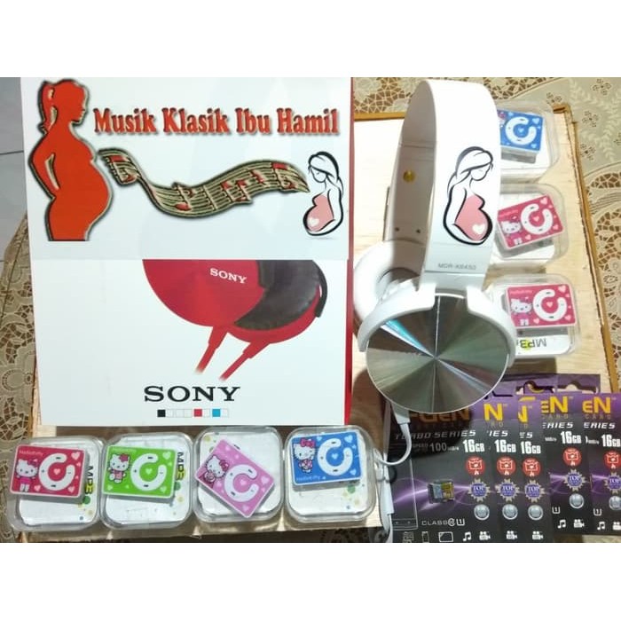 Tai Nghe Chụp Tai Mp3 Wq66 Cho Phụ Nữ Mang Thai | BigBuy360 - bigbuy360.vn