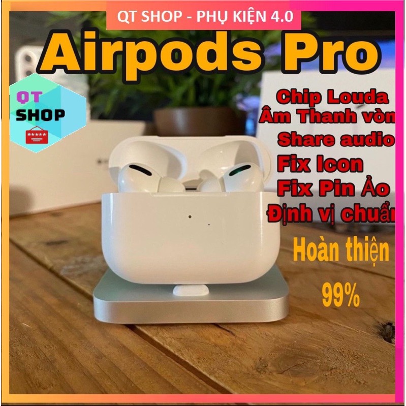 [Airpods Pro] Tai Nghe Airpod Pro Bản Cao Cấp Full Chức Năng Định Vị, Đổi Tên, Pop-Up BH 12 Tháng