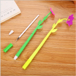 Combo 3 Bút Bi Nước Hình Bông Hoa.