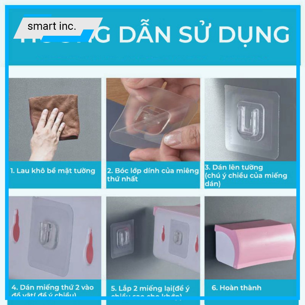 Móc Dán Treo Đồ Đỡ Ổ Cắm Điện Tranh Ảnh Cục Phát Wifi 🎀GIÁ RẺ🎀 Miếng Dán Gắn Tường Đa Năng Siêu Dính Chắc Chịu Lực