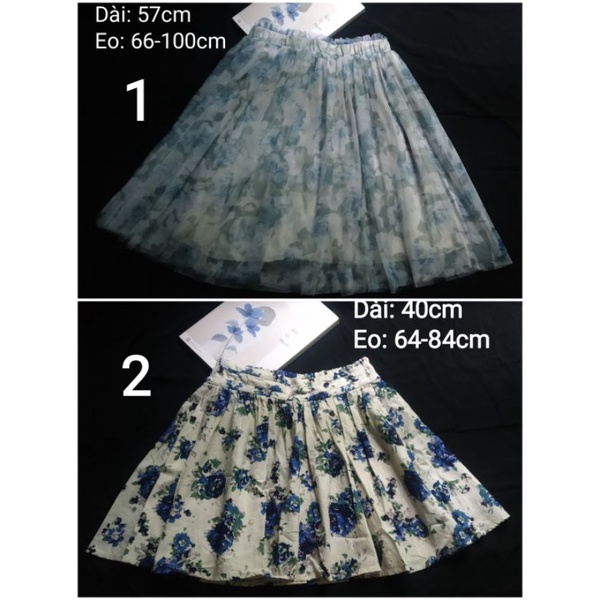 |2hand| Chân váy xoè nhật hoa vintage xinh xắn