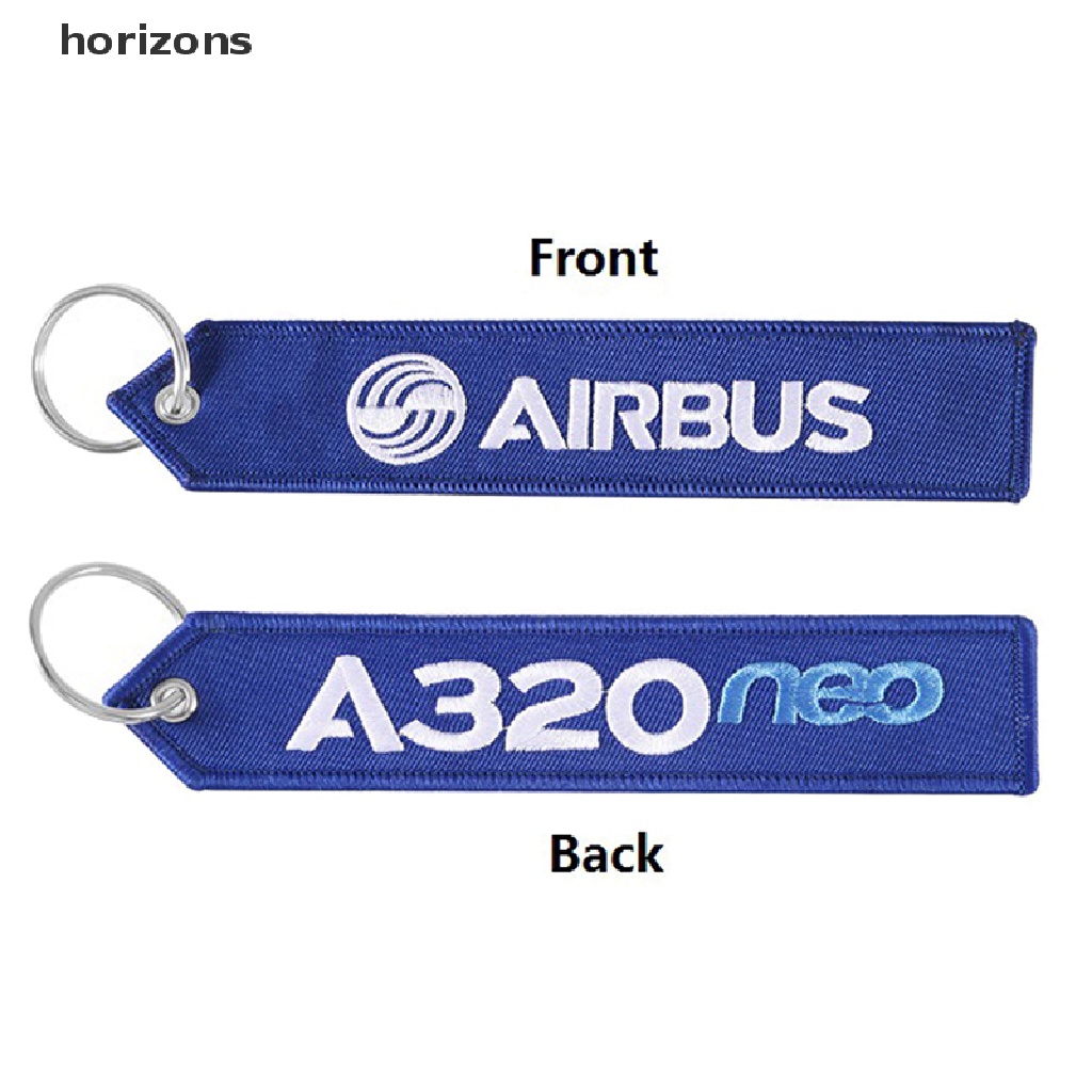 Móc Khóa Điện Thoại / Chìa Khóa Airbus A320 Thêu Họa Tiết Xinh Xắn