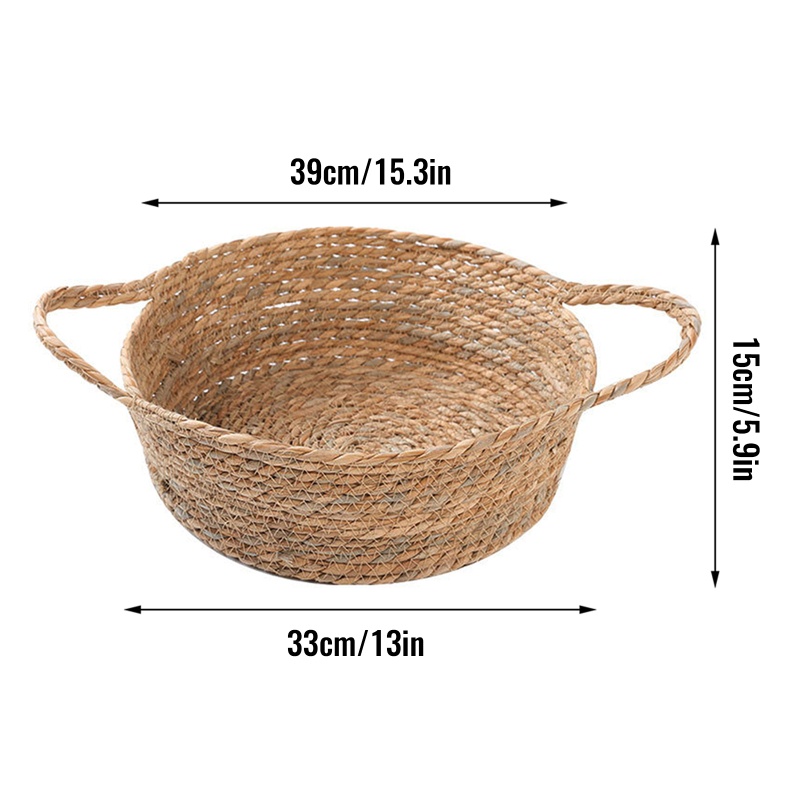 Giường Ngủ / Ghế Sofa Bằng Rơm Đan Tự Nhiên Thoáng Khí Cỡ Nhỏ / Vừa Sang Trọng Cho Mèo