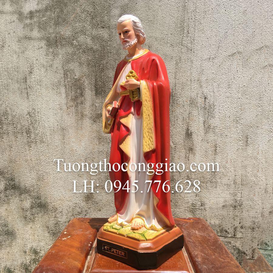 Tượng Thánh Phêrô 40cm composite