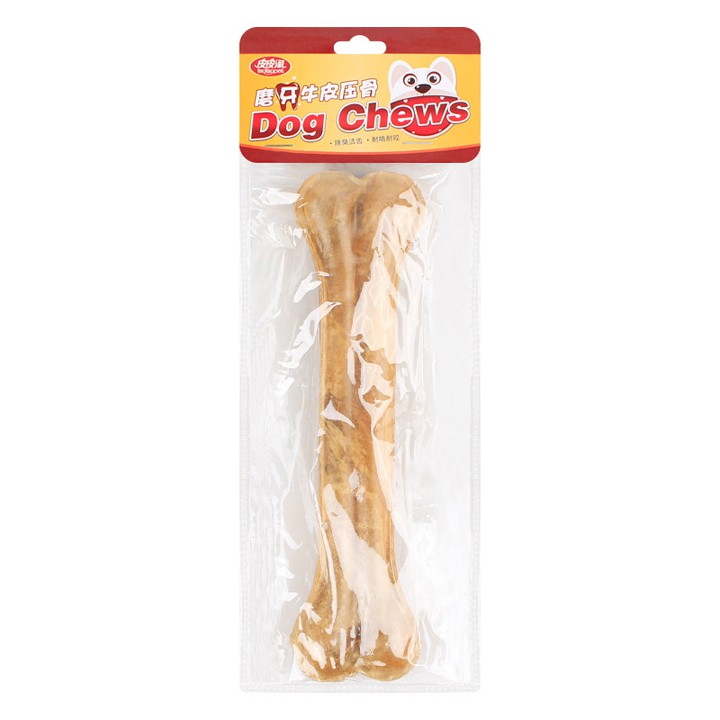 Xương da bò Kún Miu cho chó gặm sạch răng, khử mùi hôi miệng kích cỡ 20cm