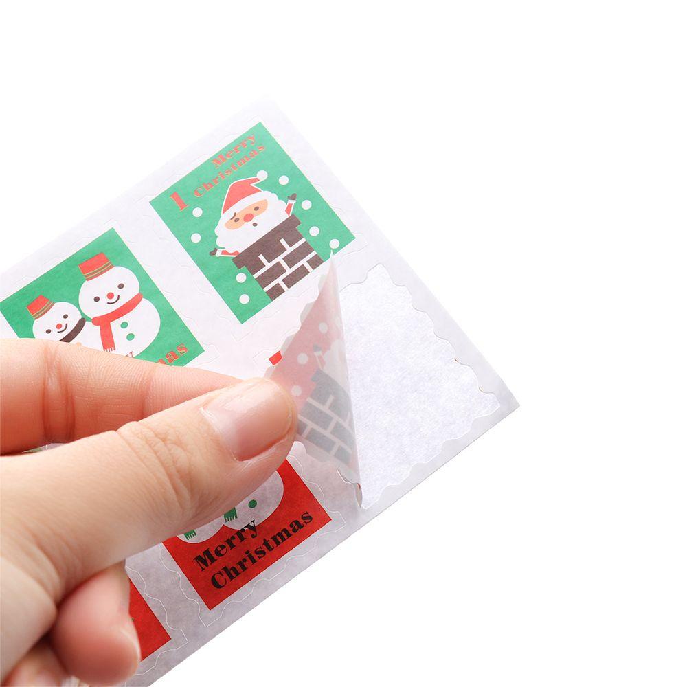 Set 10 Tấm Hình Dán Chủ Đề Giáng Sinh Dễ Thương
