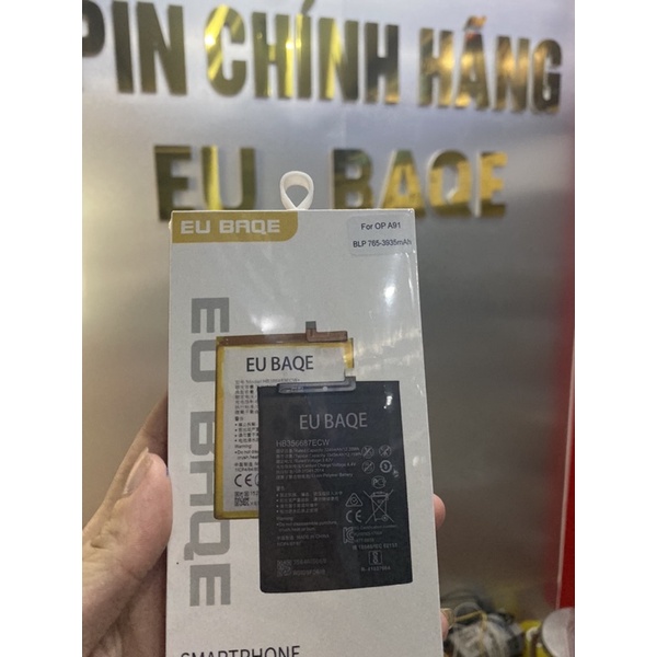 Pin Hộp EU BAQUE OPPO A91 ZIN CHUẨN 100%