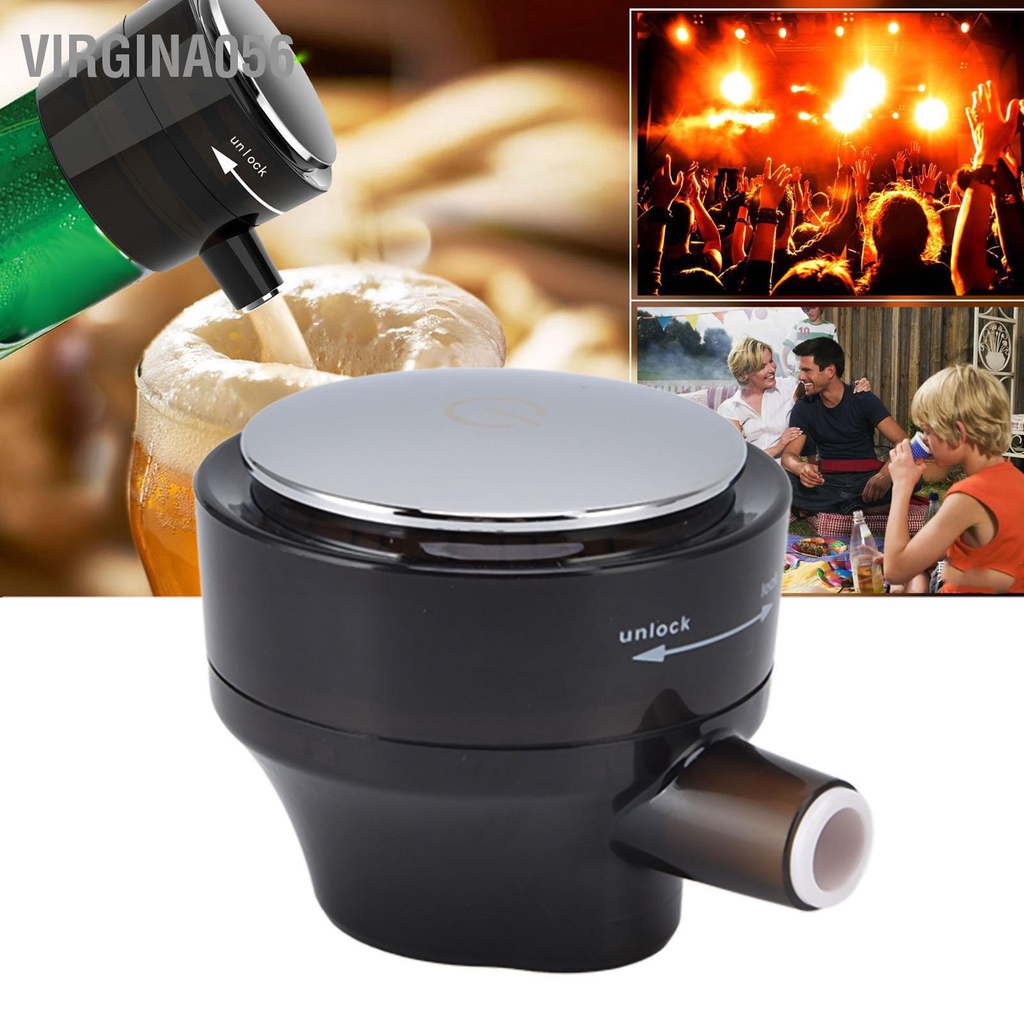 Có thể bán buôn Máy tạo bọt bia phân phối rượu bằng điện với bộ chuyển đổi đóng hộp chai Đa năng cho Tiệc BBQ ngoài trời Virgina056 Hàng giao ngay