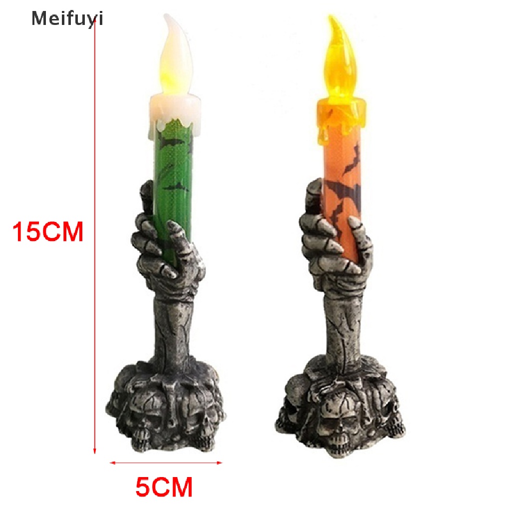 Giá Đỡ Đèn Hình Đầu Lâu Độc Đáo Trang Trí Tiệc Halloween