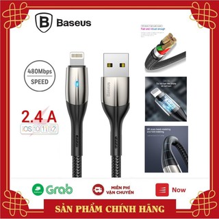 Cáp Sạc Nhanh iPhone Ipad Baseus Cafule Siêu Bền | Kèm Dây Velcro Giữ Cáp -  Cáp sạc iPhone 5/6/7/8/X/XS/XS /11