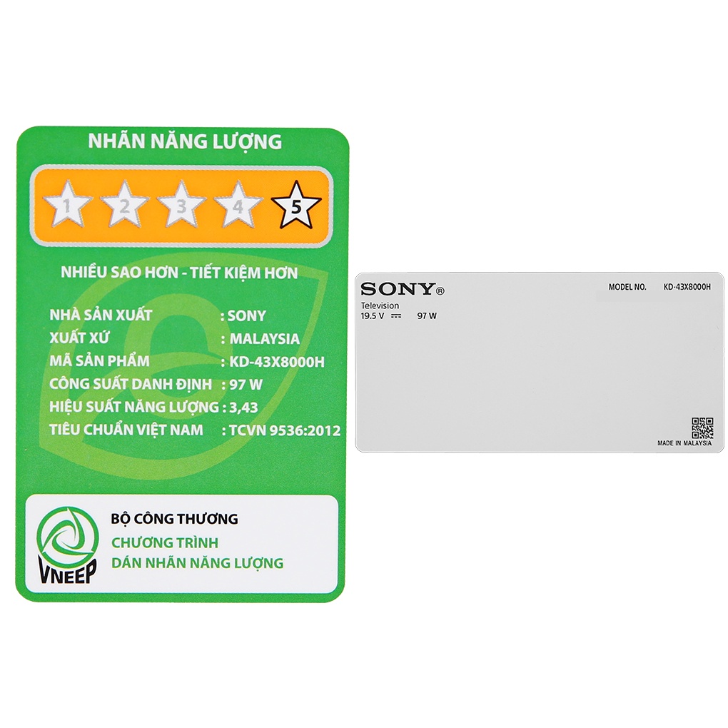 Android Tivi Sony 4K 43 inch KD-43X8000H tương đương 43X8050H | BigBuy360 - bigbuy360.vn