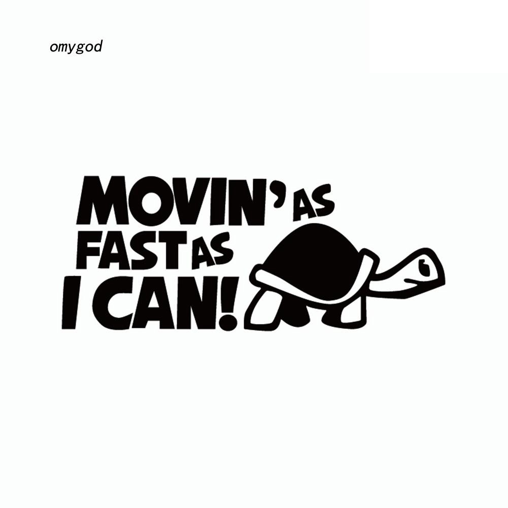 Miếng Dán Cửa Sổ Xe Hơi Họa Tiết Rùa Hoạt Hình Dễ Thương Bắt Mắt