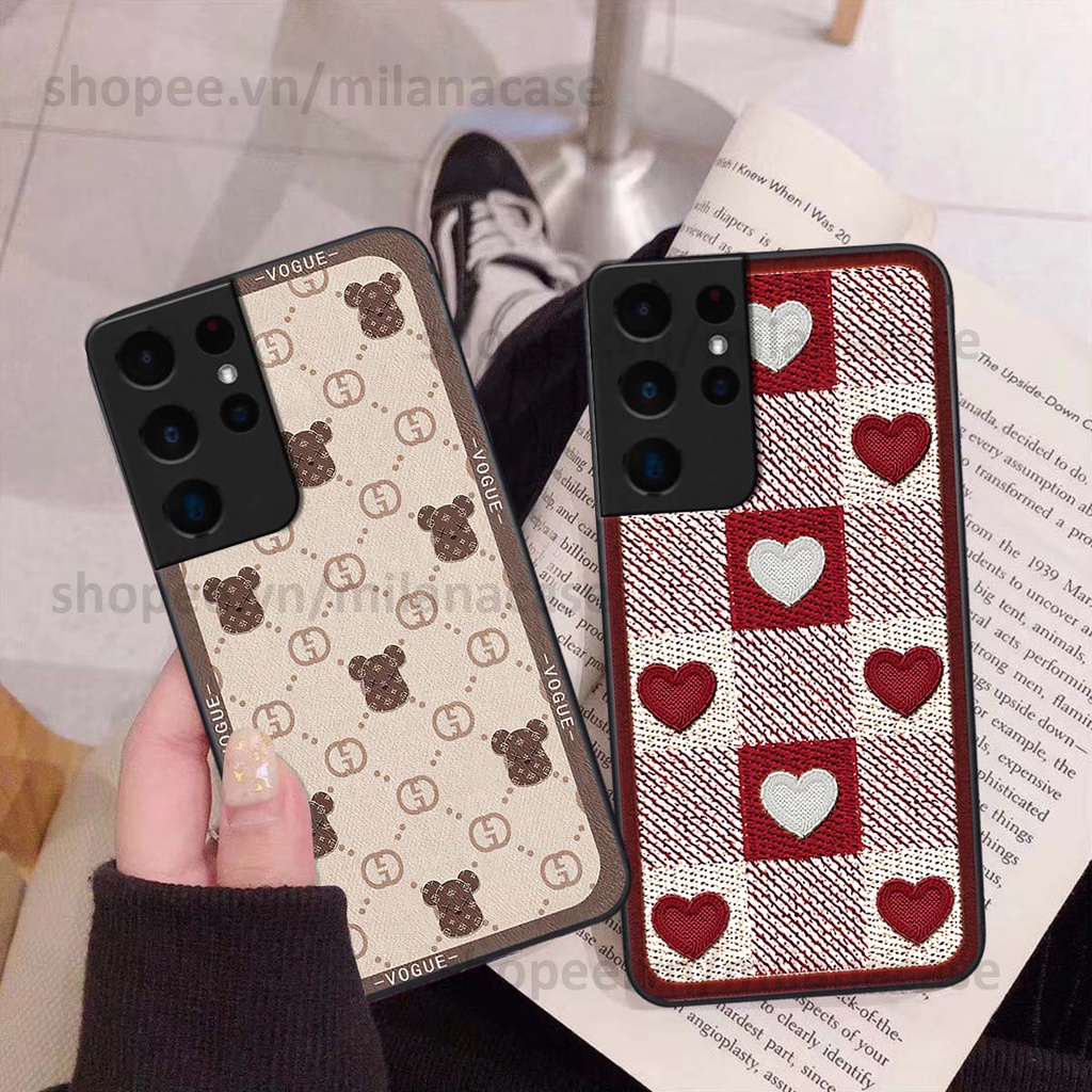 Ốp Samsung S21 Ultra hình trái tim be love tình yêu siêu đẹp, cá tính, thời trang